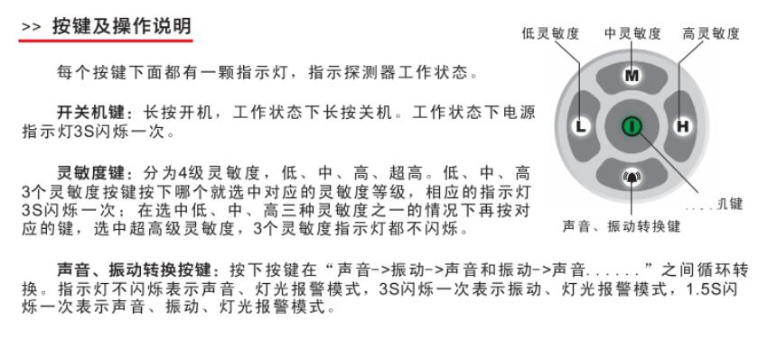 千景ST110高灵敏扫描探测器 千景ST110高灵敏扫描探测器